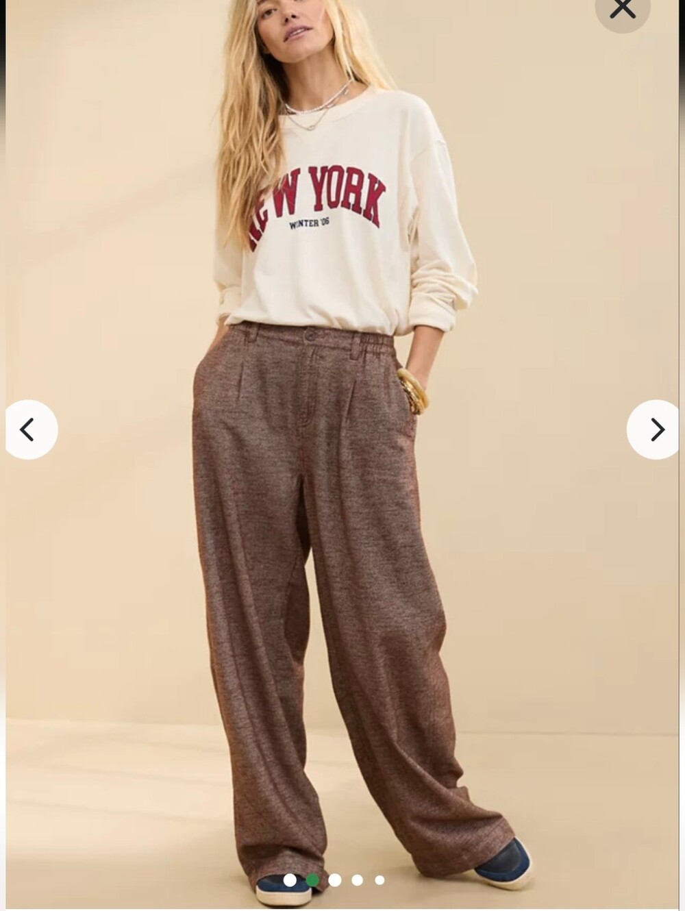 Aerie Anytime High Waisted Trouser. Size Large.